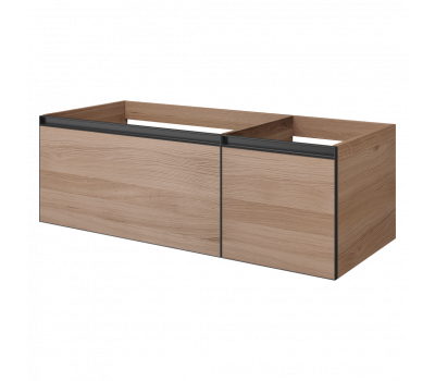 Тумба Armadi Art QUATRO 2 120см WILLOW профиль ANTHRACITE 790-M2-120-W-A 