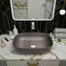 Раковина Teymi Solli 60 artceramic, накладная, Графит Матовая T50396 