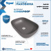 Раковина Teymi Solli 60 artceramic, накладная, Графит Матовая T50396 