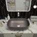 Раковина Teymi Solli 60 artceramic, накладная, Графит Матовая T50396 