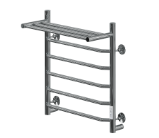 Полотенцесушитель электрический Comfysan Scola EC-6 60/40 с полкой, хром 