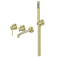 Смеситель ABBER Wasser Kreis 316 AF8130BG для ванны скрытого монтажа, золото брашированное 