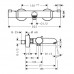 Смеситель для ванны термостат Hansgrohe Ecostat  13114670 черный матовый 