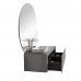 Мебель Black&White U915.1400L основной шкаф, Blum металлический ящик, керамогранит / раковина (1400x545x400) 