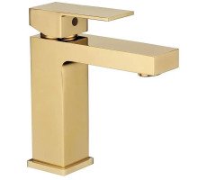 Смеситель для раковины Grocenberg GB2008GO, золото 