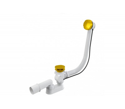 Слив-перелив (полуавтомат, 120 см.) Vega V55R Гл000026278, золото