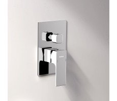 Встраиваемая душевая система с ванно-душевым смесителем, изливом и штангой Damixa Gala 953540000 Чёрный 