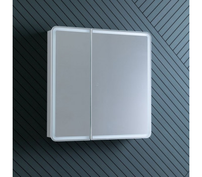 Зеркальный шкаф Aquanet Оптима 80 с LED подсветкой 00311862 