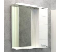 Зеркало-шкаф Comforty Модена 75М белый 00-00001640 