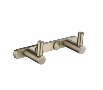 Планка KAISER с 2-мя крючками  Bronze H0022 бронза 