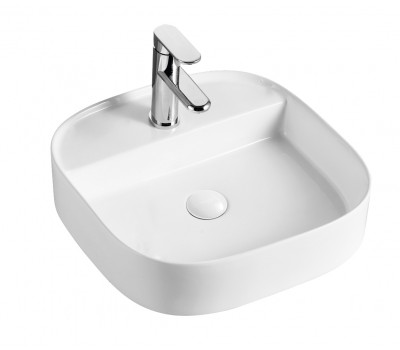 Раковина настольная AQUAme AQM5013 белый глянцевый 