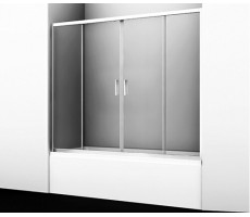 Стеклянные шторки WasserKRAFT Lippe 45S 45S02-170 Хром 
