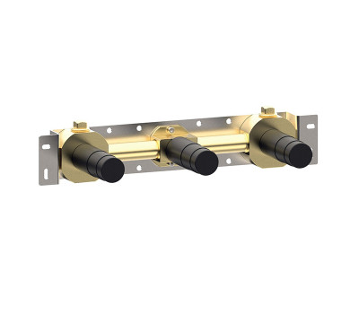 Внутренняя часть смесителя на 3 отверстия Almar Modular E134011 Черный матовый 