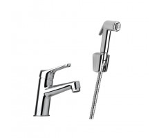 Смеситель для раковины PAINI Bios с гигиеническим душем, хром (CR) 05CR205/574 