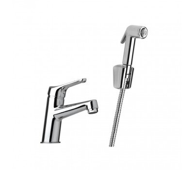 Смеситель для раковины PAINI Bios с гигиеническим душем, хром (CR) 05CR205/574 