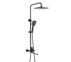 Душевая система Shevanik S6236H, черный
