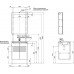 Тумба с раковиной Aquanet Алвита new 60 подвесная 2 дв. цв.антрацит (274131) 