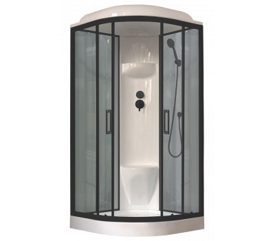 Душевая кабина Royal Bath  RB 100HK6-GT-BL (серое/прозрачное) 