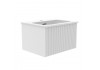Тумба под раковину подвесная La Fenice Terra FNC-01-TER-B-60, белая  Тумба под раковину подвесная La Fenice Terra FNC-01-TER-B-60, белая