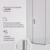 Душевое ограждение 90x90 см, без поддона AM.PM Gem W90G-405-090MT Стекло прозрачное; профиль хром матовый 