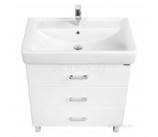 Тумба под раковину Aquaton Америна 80 М белый 1A169101AM010 Тумба под раковину Aquaton Америна 80 М белый 1A169101AM010