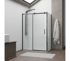 Душевой уголок 170x100 RGW Tornado 02074470-14 Черный матовый Душевой уголок 170x100 RGW Tornado 02074470-14 Черный матовый