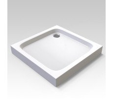 Душевой поддон 90х90 см Veconi Tezeo acrylic TZ-02, TZ02-90K-01-19С1, акрил, белый 