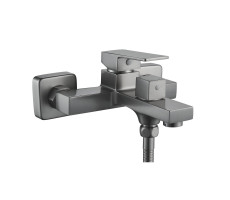 Смеситель для ванны Shevanik S9602T, оружейная сталь