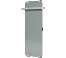 Полотенцесушитель электрический Allen Brau Infinity 100x44 с рейлингом 2.0, серебро браш 