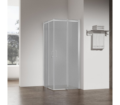 Душевой угол Veconi Rovigo RV-50CH, 900х900х1950, хром, стекло pear Душевой угол Veconi Rovigo RV-50CH, 900х900х1950, хром, стекло pear