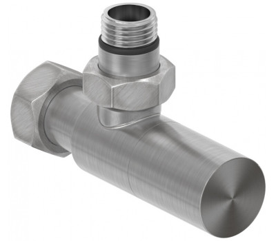 Вентиль Сунержа G 1/2" НР х G 3/4" НГ угловой цилиндр цвет-сатин 071-1400-1234 