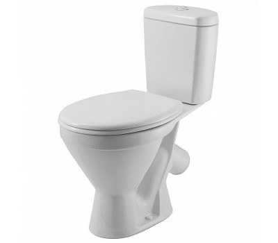 Унитаз-компакт Rosa Стандарт однорежимный, сиденье полипропилен, белый CS00094201 