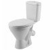 Унитаз-компакт Rosa Стандарт однорежимный, сиденье полипропилен, белый CS00094201 