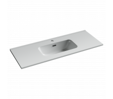 Раковина мебельная накладная SANCOS CN7027 Compact (1010x395x175), цвет белый Раковина мебельная накладная SANCOS CN7027 Compact (1010x395x175), цвет белый