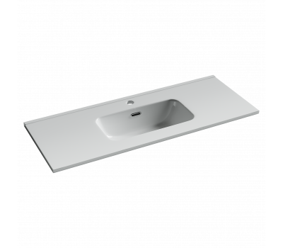 Раковина мебельная накладная SANCOS CN7027 Compact (1010x395x175), цвет белый 