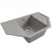 Мойка MIXLINE ML-GM24 угловая с крылом790*490*200мм  552054 серый 