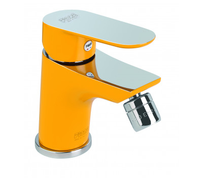 Смеситель для биде Fiore KEVON CHIC 81YX8130, хром/желтый