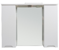 Зеркало RUSH со шкафчиками PIONEER 90 Белый глянец PIM79290W  