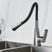 Смеситель для кухни с гибким изливом Raffine F313T-3, оружейная сталь