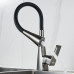 Смеситель для кухни с гибким изливом Raffine F313T-3, оружейная сталь