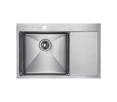 Мойка нерж. сталь AISI304 ELDE, PM807851-BSL, брашированная нерж. сталь, левая, 780х510мм, Paulmark 