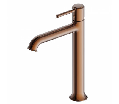 Смеситель для раковины высокий WONZON & WOGHAND TOR, Розовое золото WW-88019073-RG 