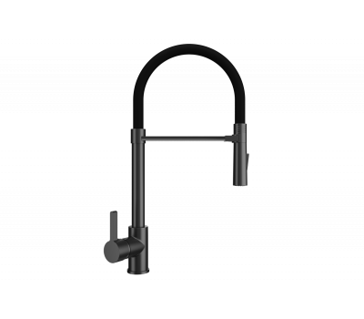 Смеситель для кухни Ulgran Classic U-024 черный матовый 