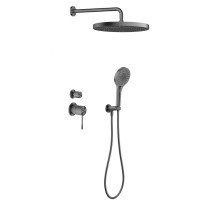 Встраиваемый комплект для душа Feramolli Sole SGB6, графит 