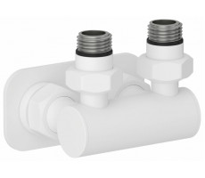 Модуль Сунержа угловой EU50 для водяных полотенцесушителей цвет-белый матовый 30-1536-1234 Модуль Сунержа угловой EU50 для водяных полотенцесушителей цвет-белый матовый 30-1536-1234