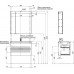 Тумба с раковиной Aquanet Алвита new 80 2 ящ. цв.серый (274113) 