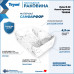 Раковина Teymi Helmi S 48 накладная с полочкой под смеситель, Белый Мрамор T50298 