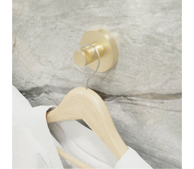 Крючок одинарный золото-сатин Fixsen Comfort Gold FX-87005 