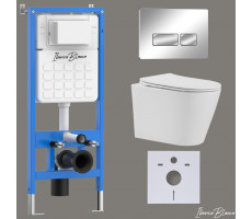 Комплект 3в1 IBERICA BLANCA инсталляция SILENCIO, унитаз BURGOS ALTO белый, кнопка смыва ESTI-R хром глянцевый (IB001.BRA.234.213) Комплект 3в1 IBERICA BLANCA инсталляция SILENCIO, унитаз BURGOS ALTO белый, кнопка смыва ESTI-R хром глянцевый (IB001.BRA.234.213)