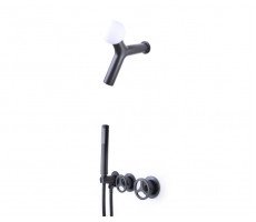 Душевой комплект встраиваемый Bronze de Luxe LIBERTY 5011B-L черный матовый Душевой комплект встраиваемый Bronze de Luxe LIBERTY 5011B-L черный матовый